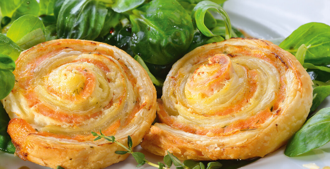 Pikante Frischkäse-Schnecken – Parkland-Klinik Bad Wildungen