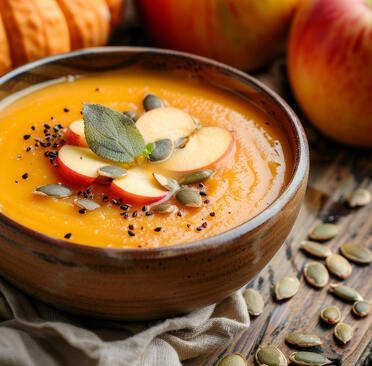 Apfel-Kürbis-Suppe