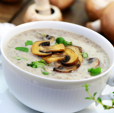 Champignon-Cremesuppe